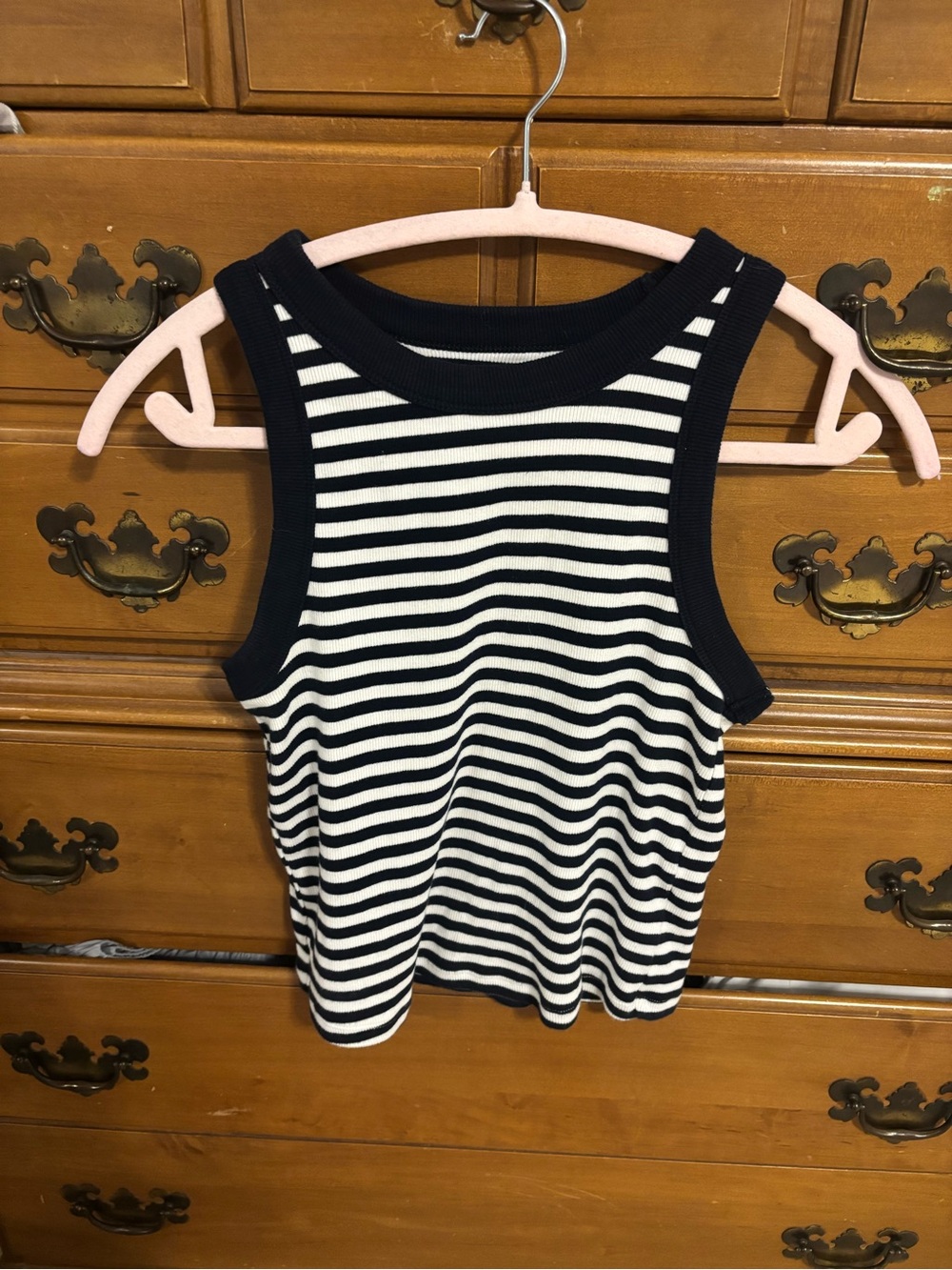 Old Navy Navy & White tank